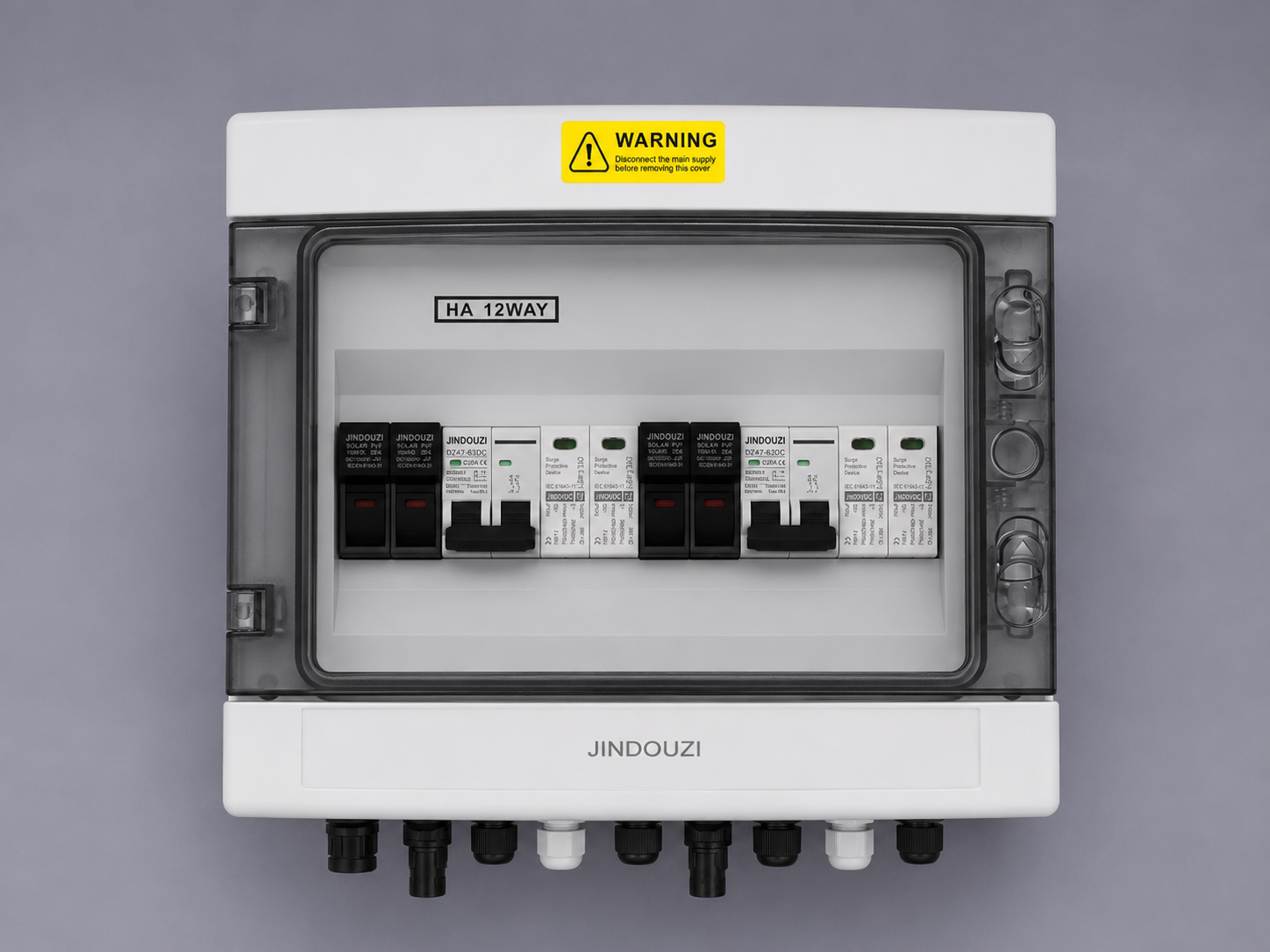 Caja de combinacion Solar 20A (2 Entrada / 2 Salida) para EcoFlow Delta 2 Max, Delta 3 Max Plus, Delta 3 Plus